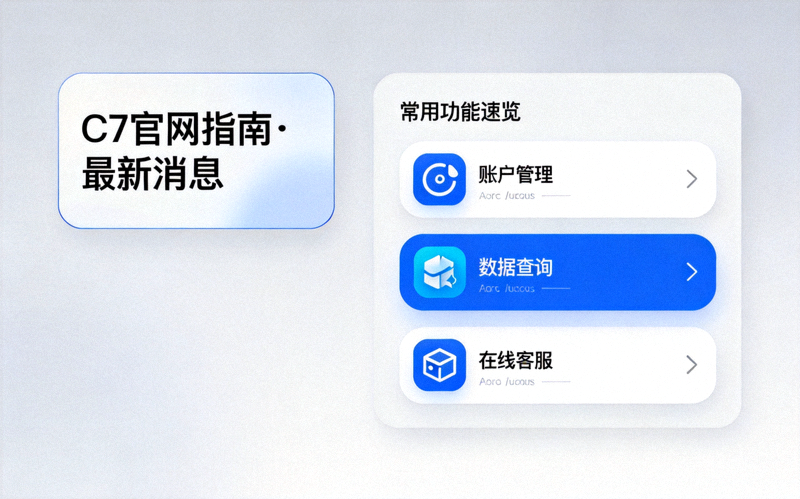 C7官网首页指南最新消息与常用功能资讯配图